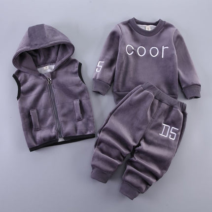 Baby Children's Spring Clothes Three-Piece Set