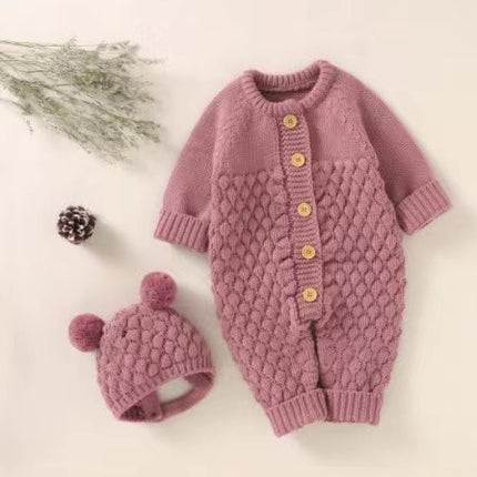 Baby knitted suit