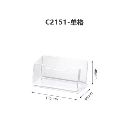 Acrylic Business Card Holder with Creative Design