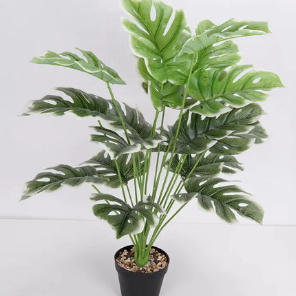 Artificial Flower Green Plant Monstera Plant Flower Indoor