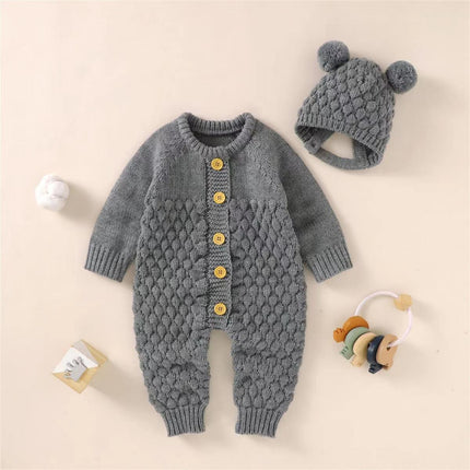 Baby knitted suit