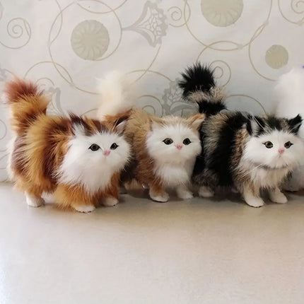 Mini Simulation Plush Cat - Ideal Gift for Animal Lovers