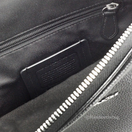 Coach Ethan Black Leather Sling Pack Shoulder Bag