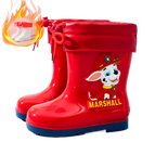 4037 Fleece-lined Red / inner long 17cm size 170