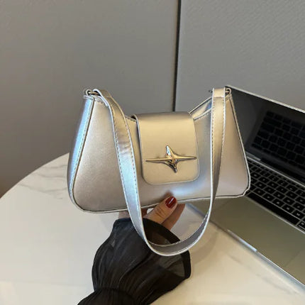 Hills Baguette Bag - Brown/Fashionable Shoulder Bag