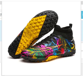 MaxTrax Soccer Shoes Botinha - Black (One Pair)