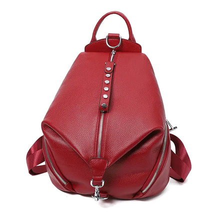 Geneva Women's Anti-Theft Leather Bag