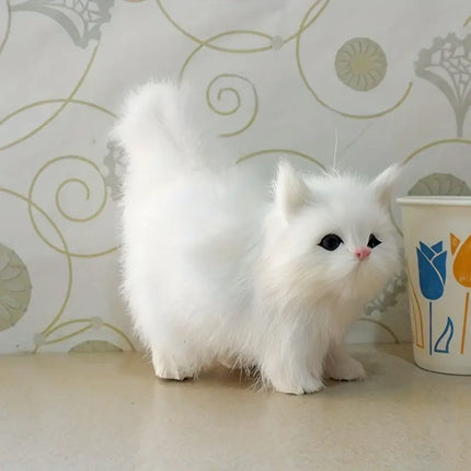 Mini Simulation Plush Cat - Ideal Gift for Animal Lovers