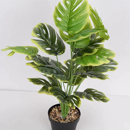 Artificial Flower Green Plant Monstera Plant Flower Indoor
