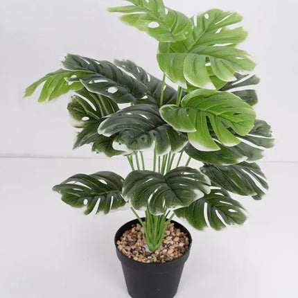 Artificial Flower Green Plant Monstera Plant Flower Indoor