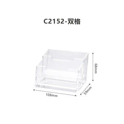 Acrylic Business Card Holder with Creative Design