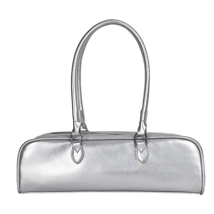 Women's Leather Baguette Bag
