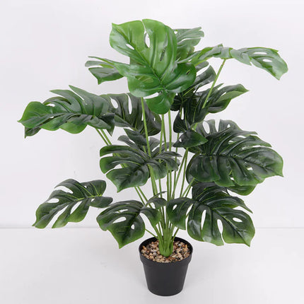 Artificial Flower Green Plant Monstera Plant Flower Indoor