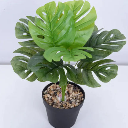 Artificial Flower Green Plant Monstera Plant Flower Indoor