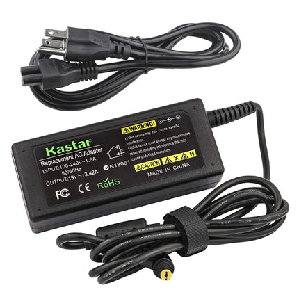 Kastar Laptop AC Adapter Power Supply for 19V 3.42A 1.5MM ACER Aspire 3000 3030 3500 3600 5000 5030 5040 9100